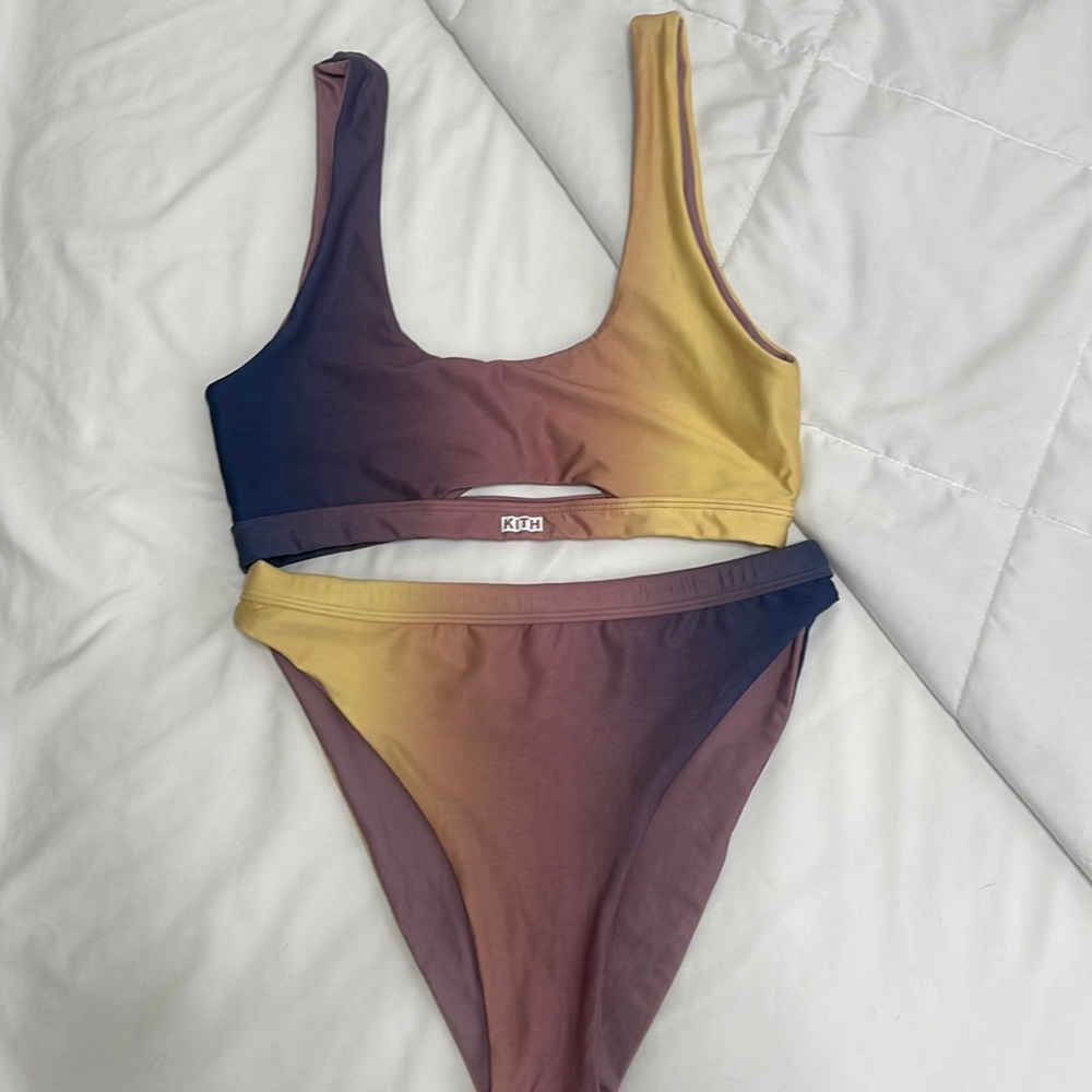 Kith bikini swim set ombré size medium